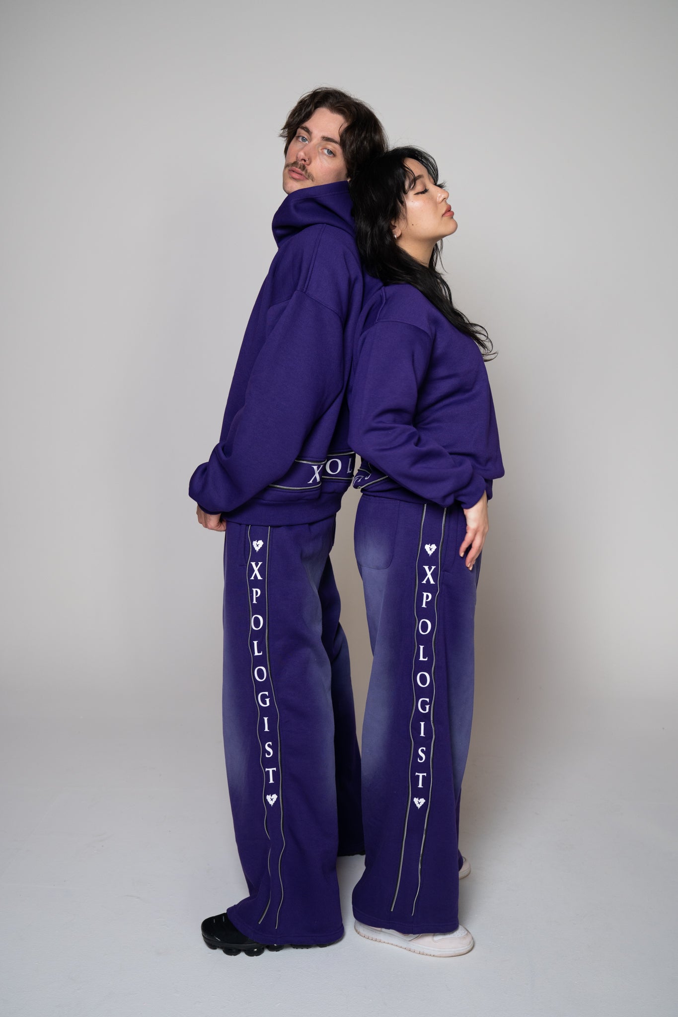 ZIP-LINE SWEATSUIT (Purple)