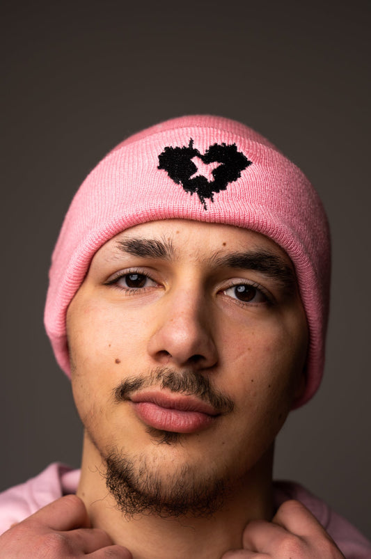 "X" Heart Beanies