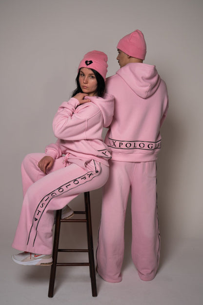 ZIP-LINE SWEATSUIT (Pink )